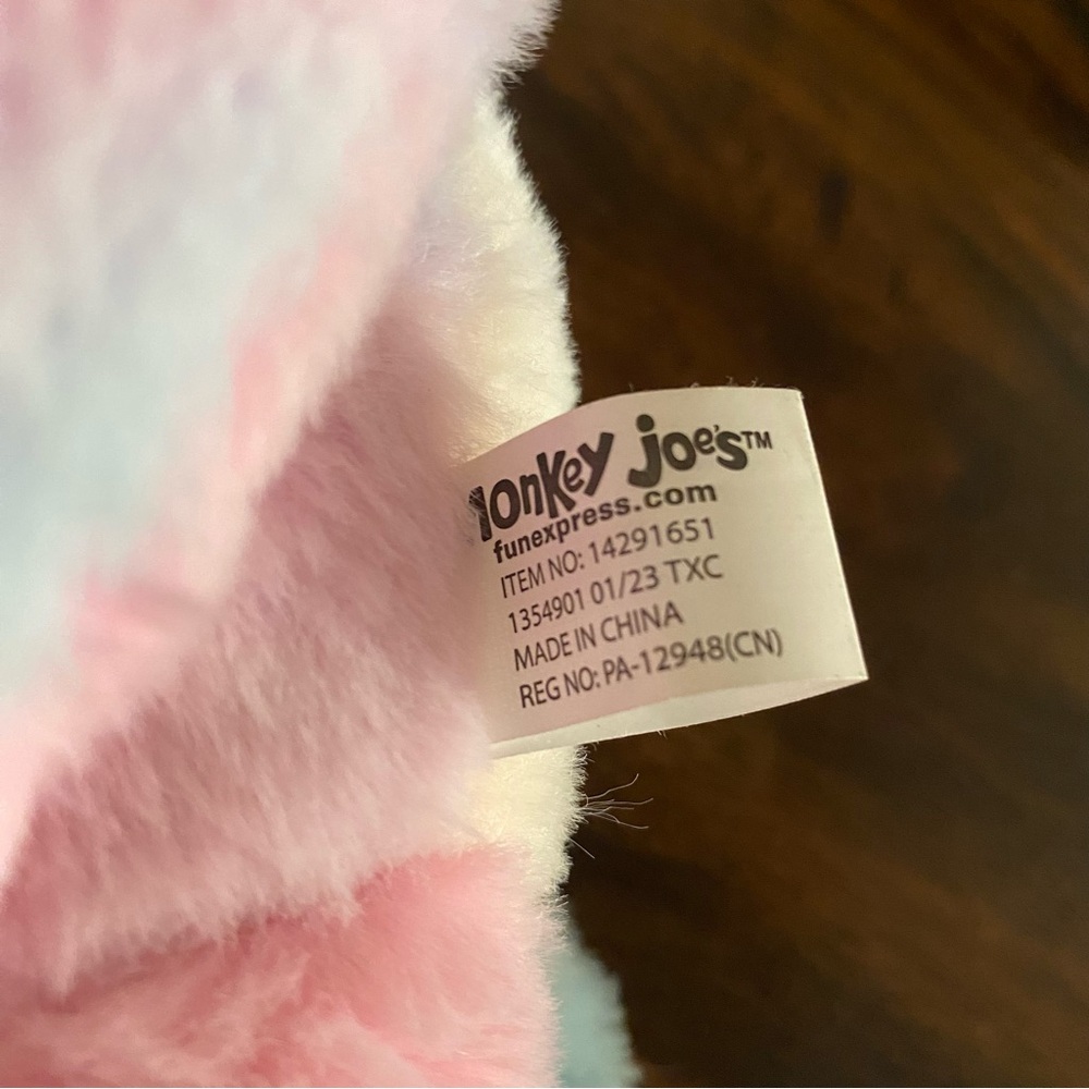Funexpress Monkey Stuffed Animal with Long Floppy Limbs and Sound - Picture 8 of 8